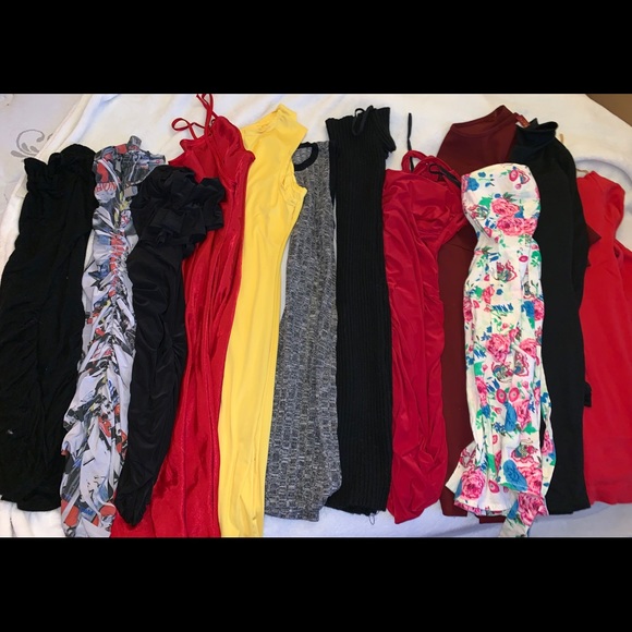 unbranded Dresses & Skirts - 11 Dress floral multicolor sleeveless long sleeve